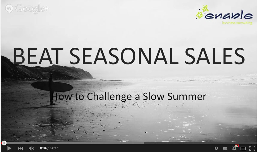 Webinar: Beat Slow Summer Sales